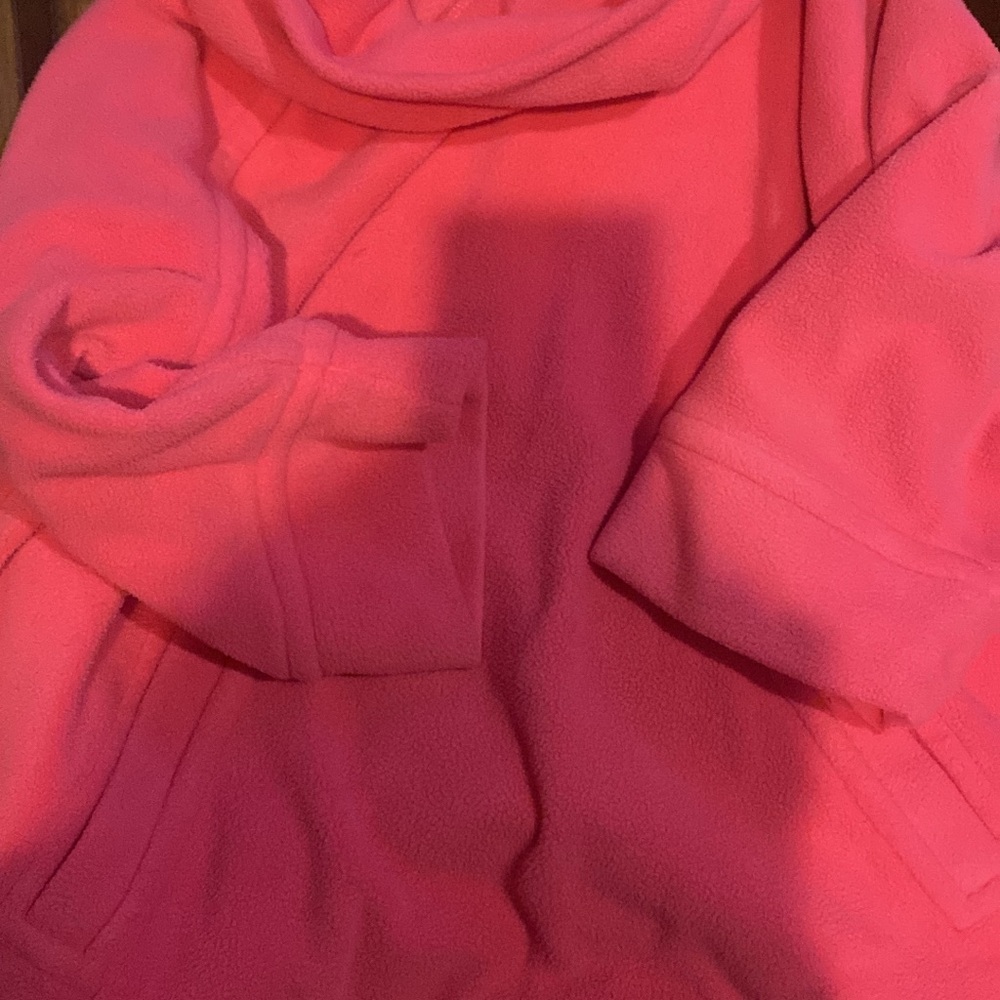 Cozy Pink Fleece Hoodie